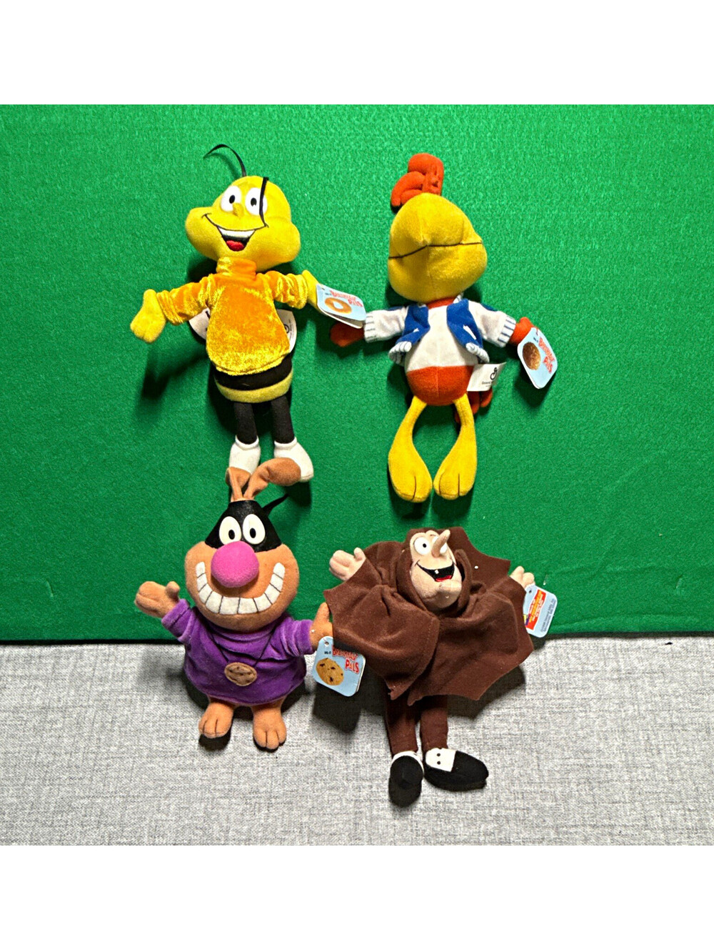 Vintage 1997 General Mills Breakfast Pals Plush Lot of 4 Count Chocula Sonny Bee